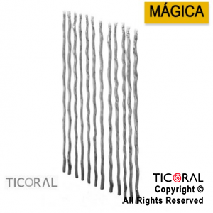 VELA 2327 IRREGULAR MAGICA 16 CM PLATA x 12